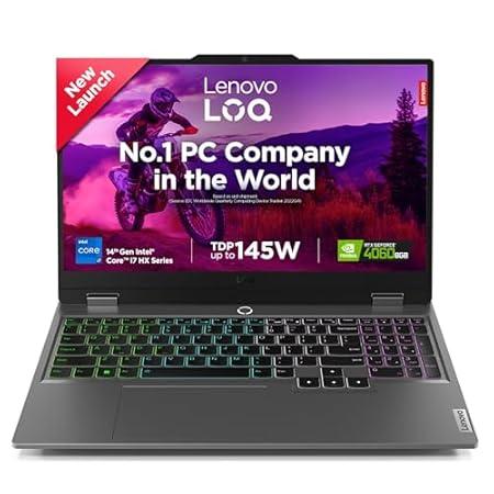 Lenovo LOQ Intel Core i7-14700HX 15.6" (39.6cm) 144Hz 300Nits FHD Gaming Laptop (16GB/1TB SSD/Win 11/NVIDIA GeForce RTX 4060 8GB Graphics/100% sRGB/Office 21/1Yr ADP Free/Grey/2.4Kg), 83DV00BEIN